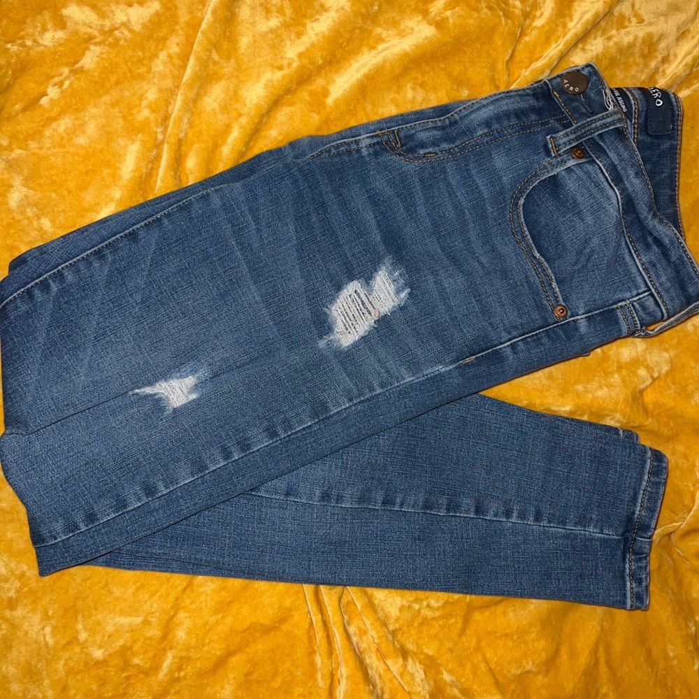 Aeropostale High rise ripped jeggings